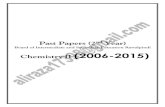 Bise Rawalpindi Past Paper _2nd Year_ Chemistry 2006-2015