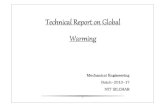 Technical Report on Global Warming