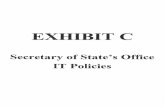 Secretary of State - PeachBreach - Exhibit C - Secretary of State's Office IT Policies