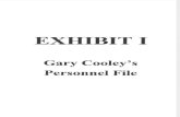 Secretary of State - PeachBreach - Exhibit I - Gary Cooley's Personnel File