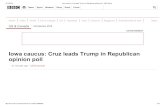 Iowa Caucus_ Cruz Leads Trump in Republican Opinion Poll - BBC News