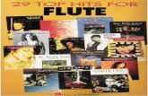 29 Top Hits for Flute Songbook