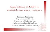 Applications of XAFS to Materials and Nano
