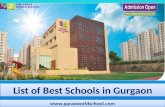 List of Best Schools in Gurgaon - Paras World School