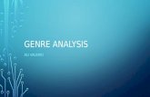 Genre  Analysis: Session Notes