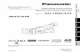Panasonic HMC41 Manual