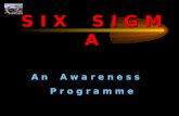 SIX SIGMA -An Awareness Programme