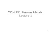 Lecture 4 Ferrous Metal