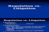 Regulation vs Litigation - Carmen