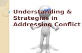 Understanding & Strategies in Addressing Conflict