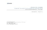 SJ-20140312095717-001-ZXA10 C300 (V2.0.1) Optical Access Convergence Equipment Documentation Guide