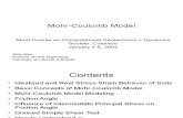 Mohr Coulomb Modelasd