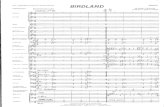 Birdland - Arr. Bob Lowden (score+parts)
