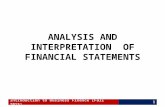 Analysis Interpretation of FinStatements (1)