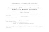 Damping of Torsional Interaction Effect in Power Systems
