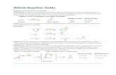 Alkene Reaction Guide