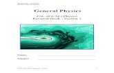 Section 1 - General Physics
