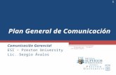 Plan General de Comunicación