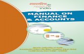 Manual of Finance and Account