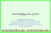 Powerpoint Anti Bullying Act in the Philippines