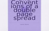 Codes and Conventions of Double Page Spread