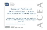 Potential for reducing emissions from road traffic and improving air quality
