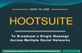 The Ultimate Cheat Sheet On How To Use Hootsuite To Broadcast On Social Networks