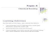 Topic 5 Chemical Bonding