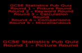 GCSE Statistics Pub Quiz