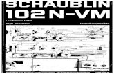 Schaublin 102N-VM Catalogue 1979