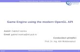 Simple Game Engine using OpenGL presentation