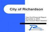 Richardson FY2014-2015 financial report