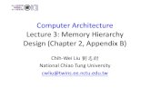 CA Lec03-Chapter 2-Appendix B-Memory Hierachy Design