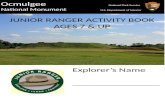 Ocmulgee National Park Service National Monument U.S. Department of Interior JUNIOR RANGER ACTIVITY BOOK AGES 7 & UP Explorer’s Name ________________.