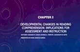 CHAPTER 8 DEVELOPMENTAL CHANGES IN READING COMPREHENSION: IMPLICATIONS FOR ASSESSMENT AND INSTRUCTION AUTHORS: SUZANNE M. ADLOF, CHARLES A. PERFETTI, AND.