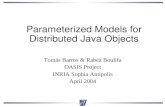 Parameterized Models for Distributed Java Objects Tomás Barros & Rabéa Boulifa OASIS Project INRIA Sophia Antipolis April 2004.