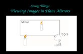 Seeing Things Viewing Images in Plane Mirrors. When we look in the Mirror we see an Image of the Object.