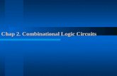 Chap 2. Combinational Logic Circuits. 2.1 Binary Logic and Gates Logic Gates –electronic circuits that operate on one or more input signals to produce.