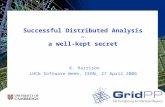 Successful Distributed Analysis ~ a well-kept secret K. Harrison LHCb Software Week, CERN, 27 April 2006.