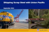 1 Shipping Scrap Steel with Union Pacific September 2014.