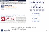University of Illinois Consortium 1  1.Outreach 2.ARC / PLC 3.Dairy 4.NAP tool.