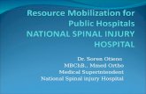 Dr. Soren Otieno MBChB., Mmed Ortho Medical Superintendent National Spinal injury Hospital.