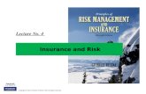 Insurance and Risk Lecture No. 4. Objectives Definition and Basic Characteristics of Insurance Characteristics of An Ideally Insurable Risk Adverse Selection.