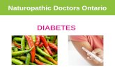 DIABETES Naturopathic Doctors Ontario. Insulin Resistance Insulin Insufficiency Pancreatic cell damage (auto-immune, viral infection) High Blood Sugar.