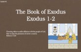 Lesson 41 The Book of Exodus Exodus 1-2 Choosing rather to suffer affliction with the people of God, than to enjoy the pleasures of sin for a season; Hebrews.