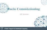 Rucio Commissioning ADC Operations. Rucio Commissioning  Won’t go into the details of the commissioning ToDo list and priorities didn’t change respect.
