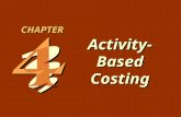 4 -1 Activity-Based Costing CHAPTER. 4 -2 1.Discuss the importance of unit costs. 2.Describe functional-based costing approaches. 3.Explain why functional-based.