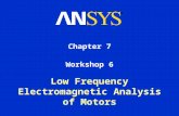 Chapter 7 Low Frequency Electromagnetic Analysis of Motors Workshop 6.