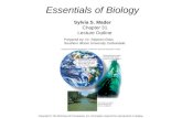 Essentials of Biology Sylvia S. Mader Chapter 31 Lecture Outline Prepared by: Dr. Stephen Ebbs Southern Illinois University Carbondale Copyright © The.