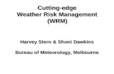 Cutting-edge Weather Risk Management (WRM) Harvey Stern & Shoni Dawkins Bureau of Meteorology, Melbourne Harvey Stern & Shoni Dawkins Bureau of Meteorology,